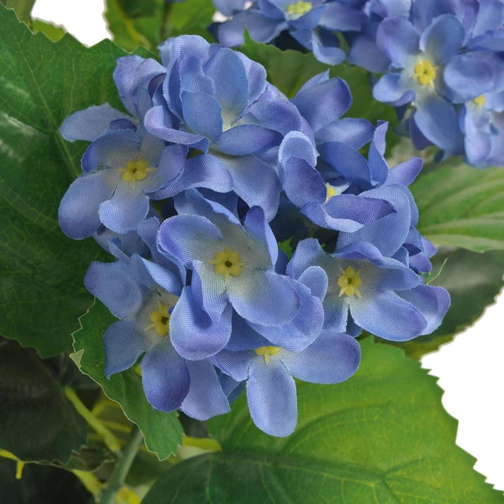 vidaXL Hortensia artificielle avec pot 60 cm bleu