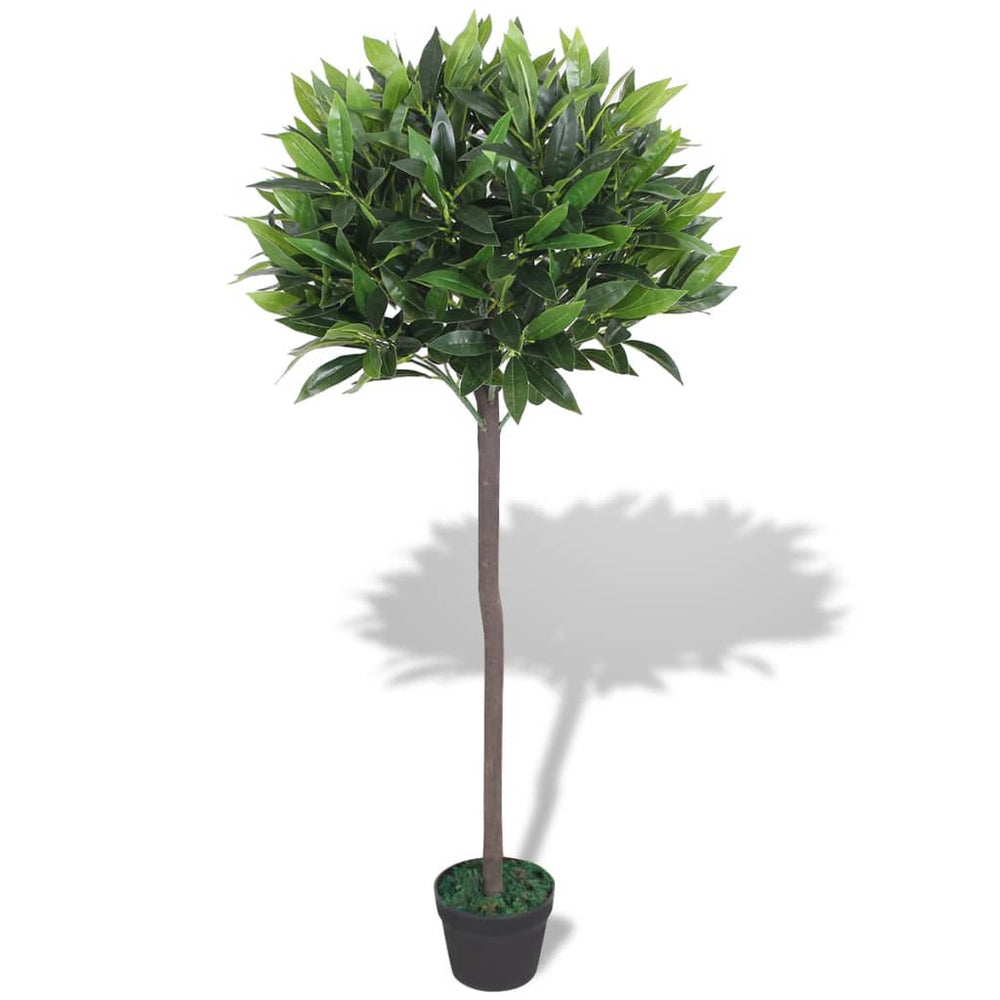 vidaXL Laurier artificiel en pot 125 cm Vert