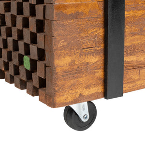 Beistelltisch Teak 60x60x38 cm