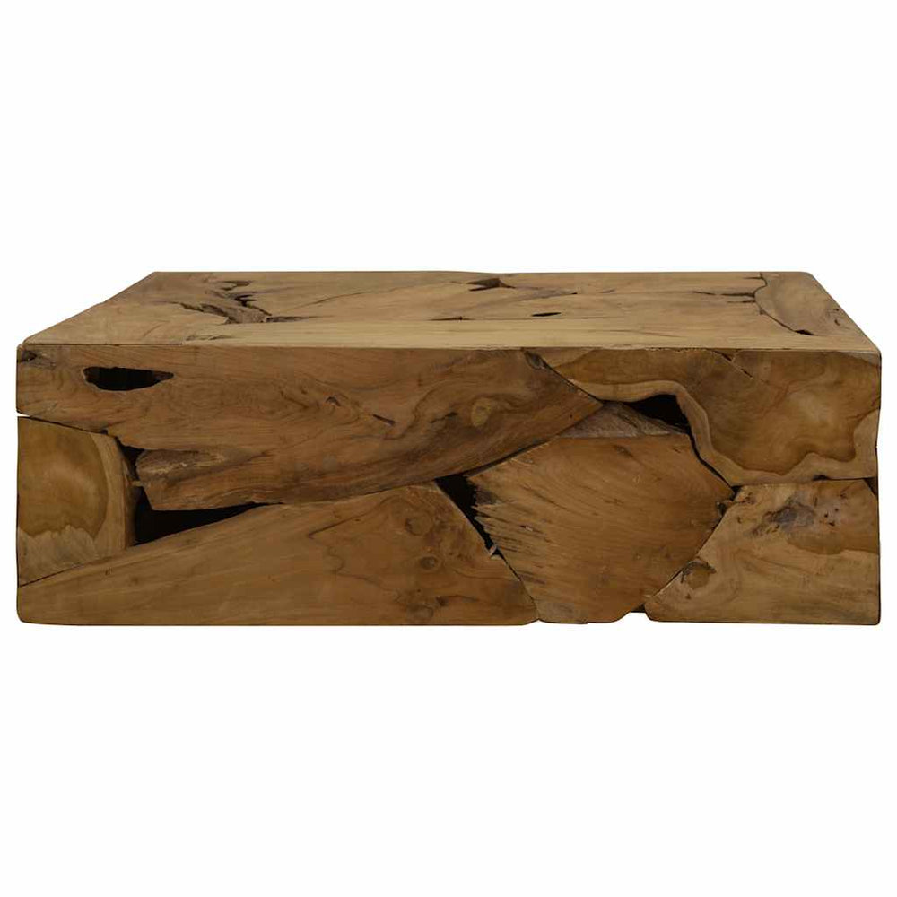 Couchtisch 90x50x30 cm Teakholz Braun