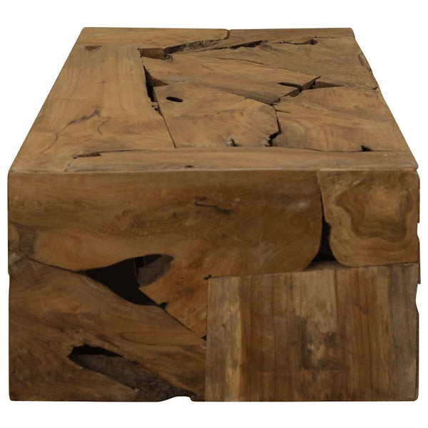 Couchtisch 90x50x30 cm Teakholz Braun