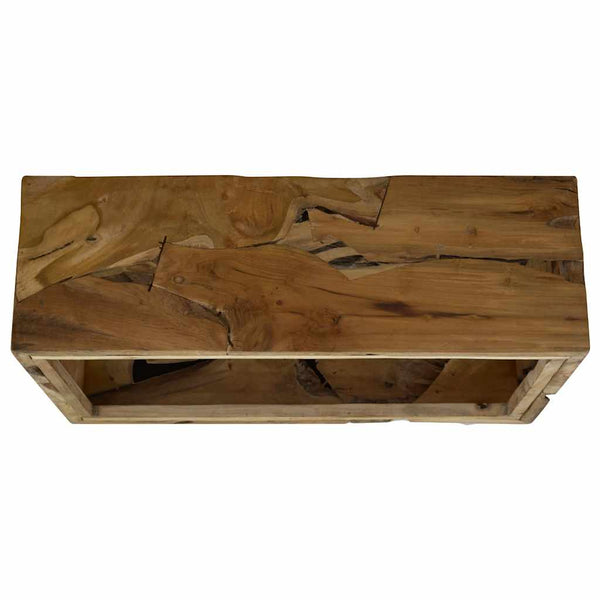 Couchtisch 90x50x30 cm Teakholz Braun