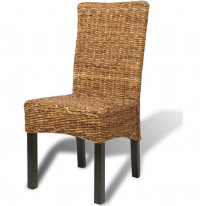 Esszimmerstühle 4 Stk. Abaca und Mango Massivholz