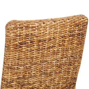 Esszimmerstühle 4 Stk. Abaca und Mango Massivholz