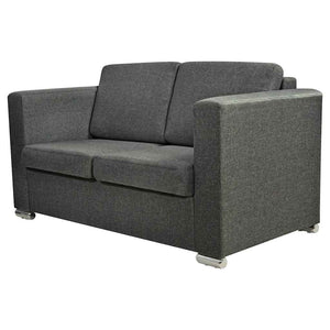 vidaXL Ensemble de canapés 3 pièces en tissu Gris foncé