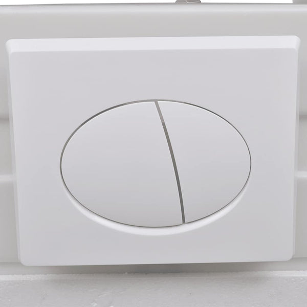 Hänge-Toilette mit Einbau-Spülkasten Keramik Schwarz