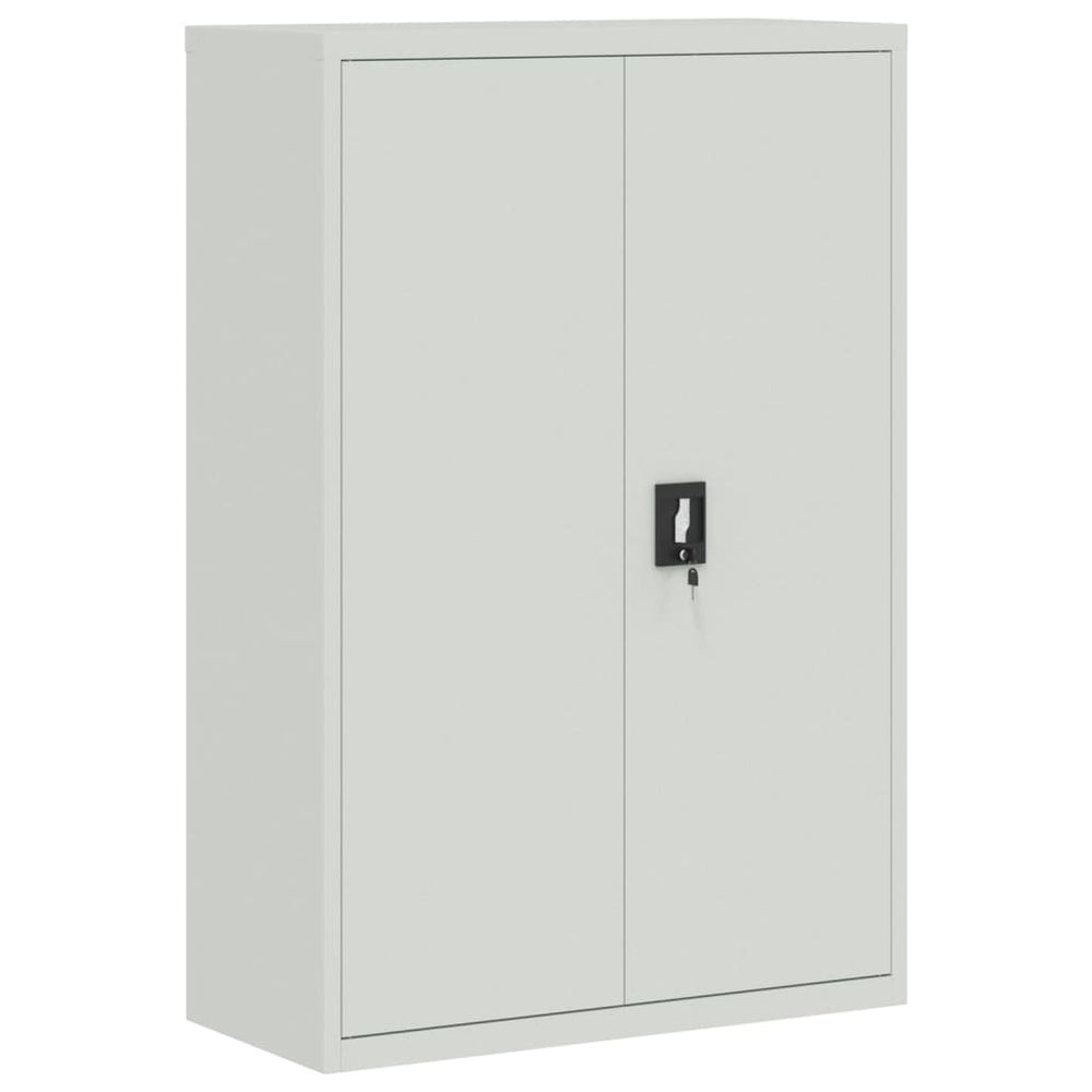 vidaXL Armoire de classement 90 x 40 x 140 cm Acier Gris