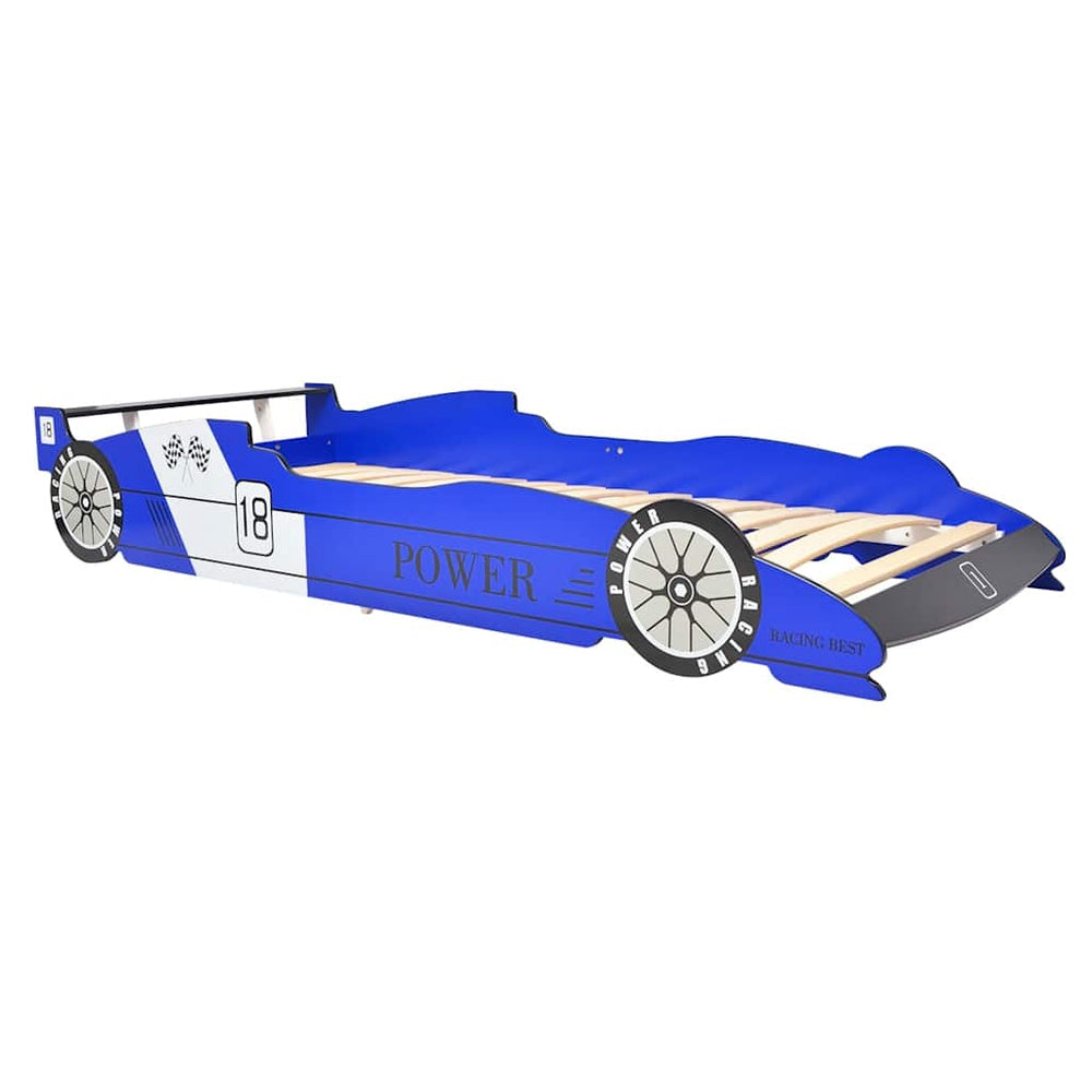 vidaXL Lit de course pour enfants 90x200 cm Bleu