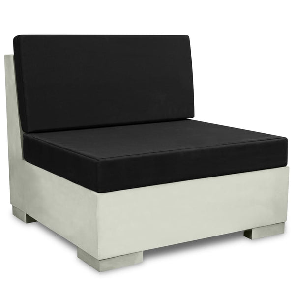 6-teiliges Garten Lounge Set Beton Grau
