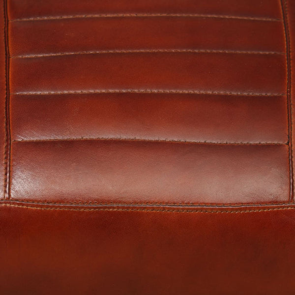 Loungesessel Braun Echtleder