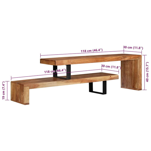 TV-Schrank Massivholz Akazie