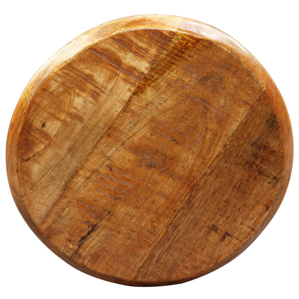vidaXL Tabourets de bar 2 pcs Bois de manguier massif