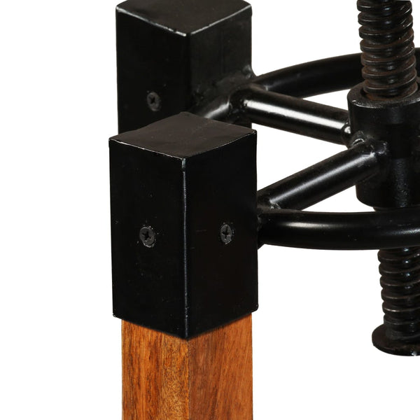 vidaXL Tabourets de bar 2 pcs Bois de manguier massif