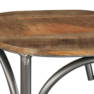 vidaXL Tabouret de bar en bois de manguier massif