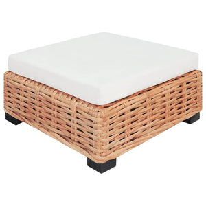 Sofagarnitur 16-tlg. Natürliches Rattan