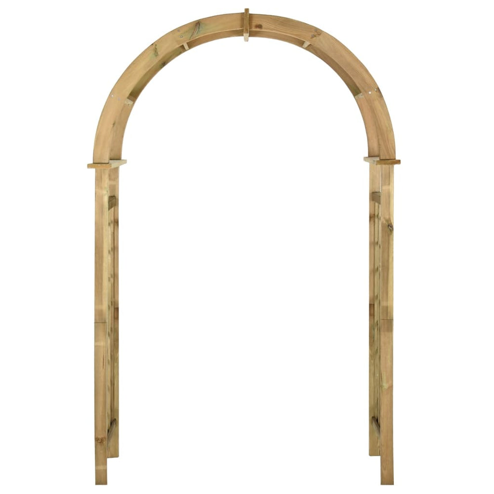 vidaXL Arche de jardin verte en pin imprégné