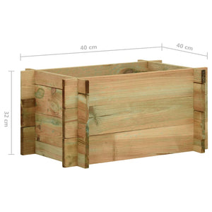 Pflanzkübel Hochbeet Kiefer 40cm