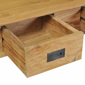 Konsolentisch Massivholz Teak 90x30x80 cm