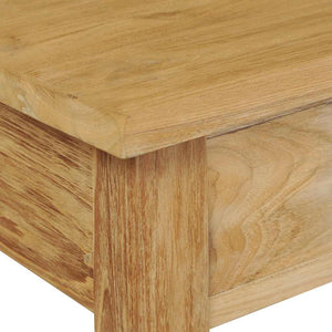 Konsolentisch Massivholz Teak 90x30x80 cm