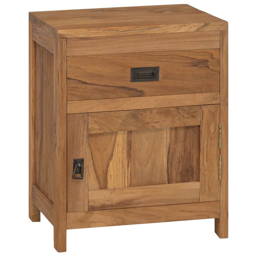 Nachttisch Massivholz Teak 40x30x50 cm