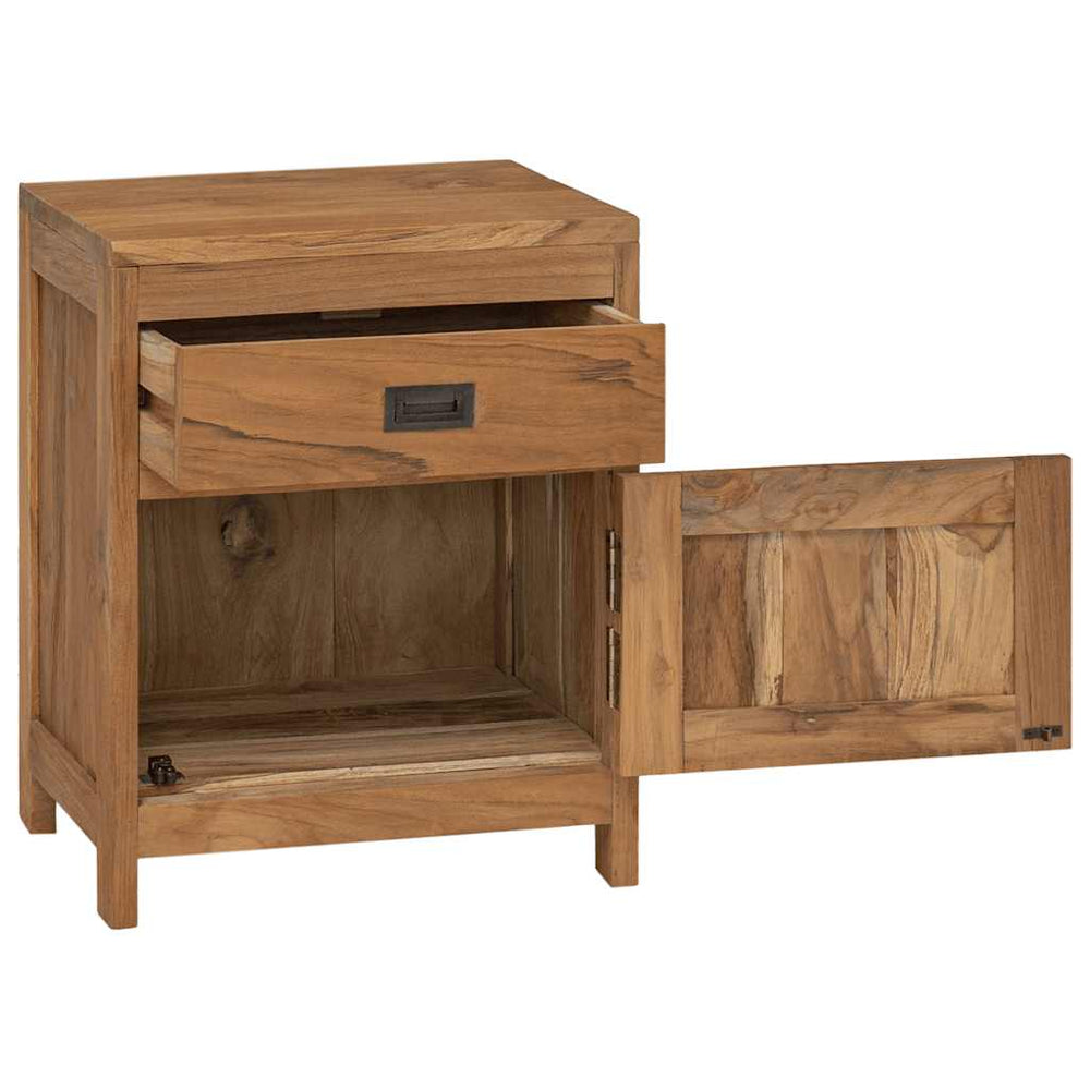 Nachttisch Massivholz Teak 40x30x50 cm
