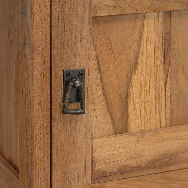 Nachttisch Massivholz Teak 40x30x50 cm