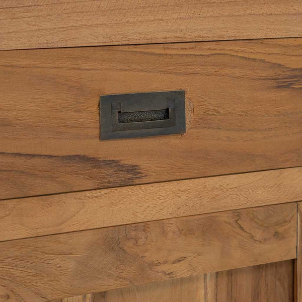 Nachttisch Massivholz Teak 40x30x50 cm