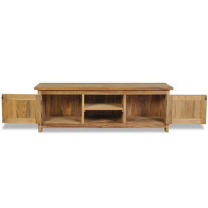 TV-Schrank Massivholz Teak 120x30x40 cm