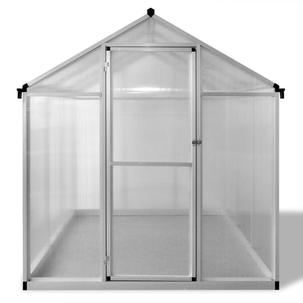Verstärktes Aluminium Gewächshaus 3,46 m³