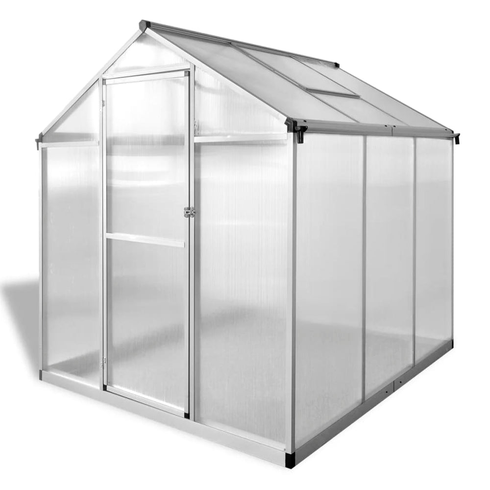 Verstärktes Aluminium Gewächshaus 3,46 m³