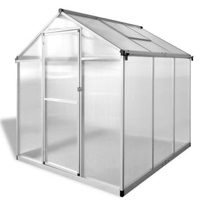 Verstärktes Aluminium Gewächshaus 3,46 m³