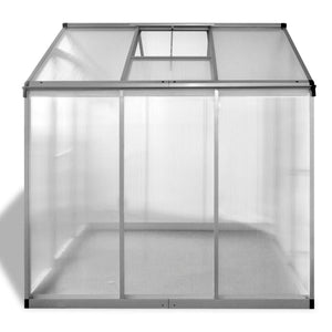 Verstärktes Aluminium Gewächshaus 3,46 m³