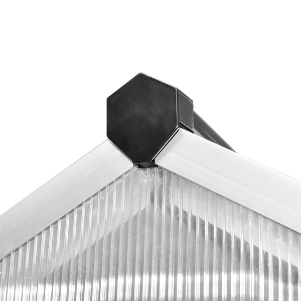 Verstärktes Aluminium Gewächshaus 3,46 m³