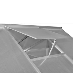 Verstärktes Aluminium Gewächshaus 3,46 m³