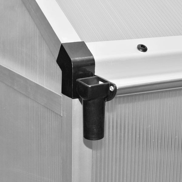 Verstärktes Aluminium Gewächshaus 10,53 m²