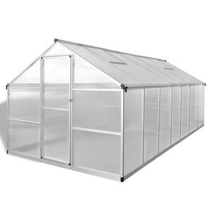 Verstärktes Aluminium Gewächshaus 10,53 m²