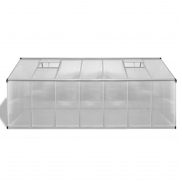Verstärktes Aluminium Gewächshaus 10,53 m²
