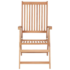 Verstellbare Teak Gartenstühle 2er Set