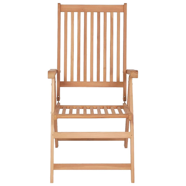 Verstellbare Teak Gartenstühle 2er Set
