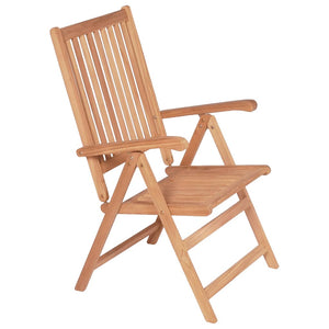 Verstellbare Teak Gartenstühle 2er Set