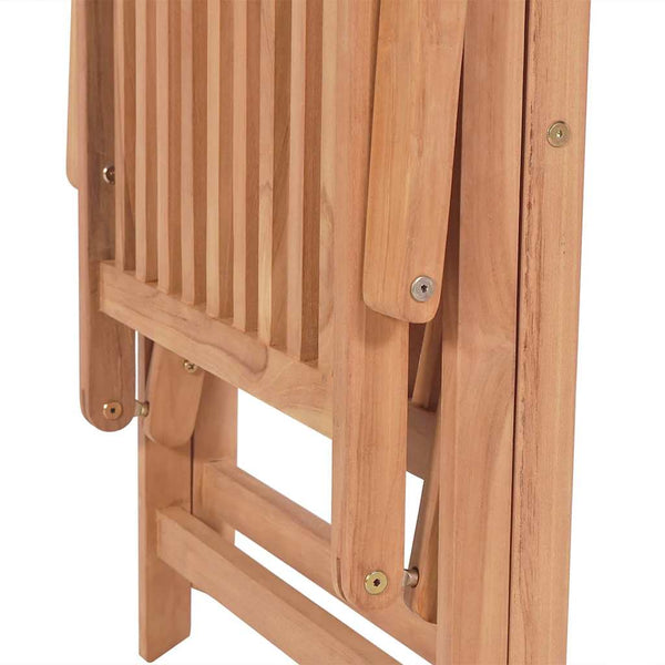 Verstellbare Teak Gartenstühle 2er Set