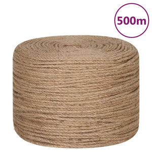 Jute Rope 6mm x 500m - Natural Cord