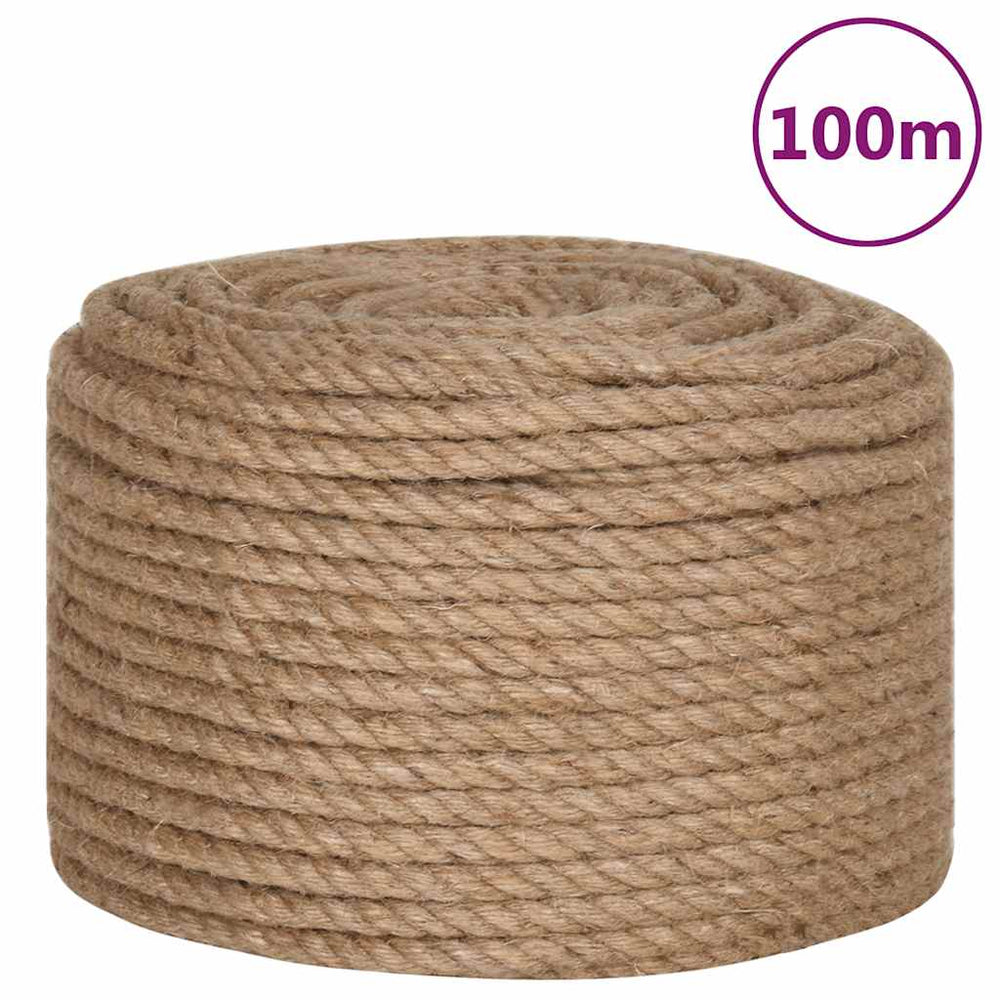 10 mm Jute Seil - 100 m Naturhanfseil