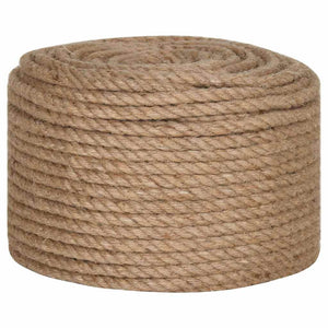 10 mm Jute Seil - 100 m Naturhanfseil