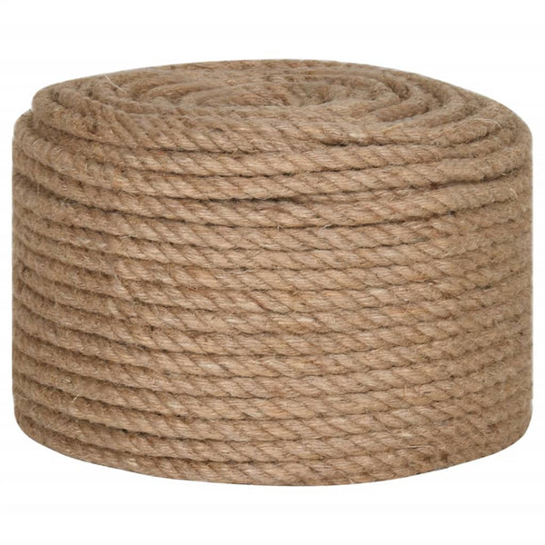 12mm Jute Rope - 100m Natural Cord