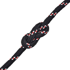 10mm schwarzes Polypropylen-Bootsseil - 50m