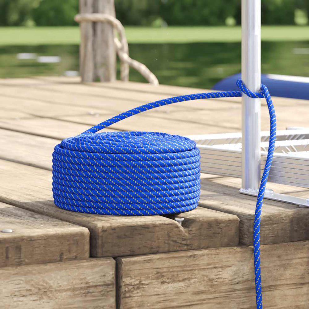 Blaues Polypropylen-Bootsseil - 10mm x 50m