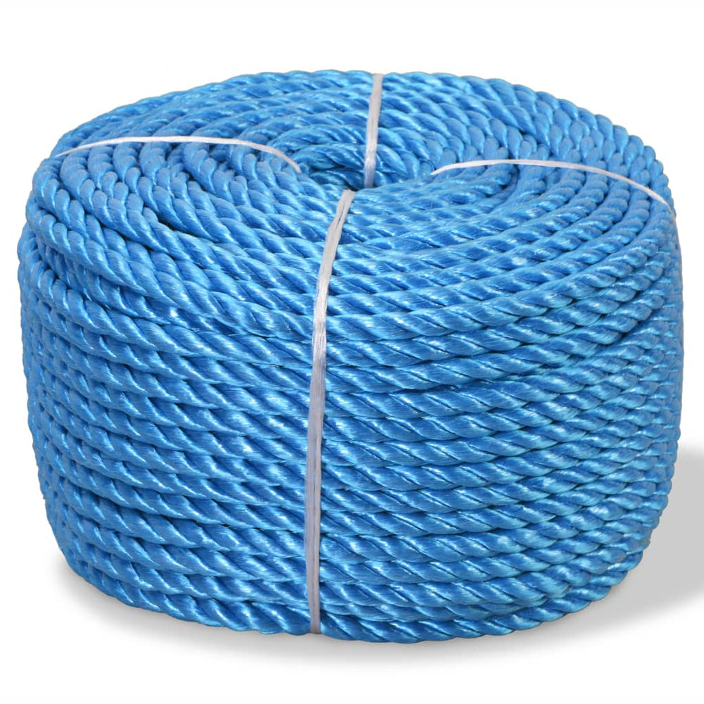12mm Blaues Polypropylenseil - 100m