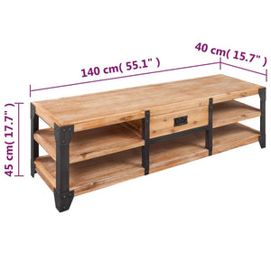3-tlg. Wohnzimmermöbel-Set Akazienholz Massiv