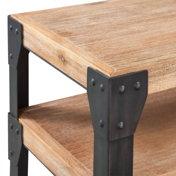 3-tlg. Wohnzimmermöbel-Set Akazienholz Massiv